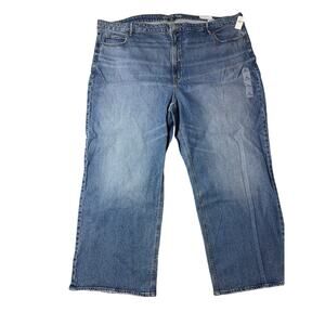 OLD NAVY Extra High Rise Sky Hi Wide Leg Secret Smooth Pkts Plus Size 28 Jeans